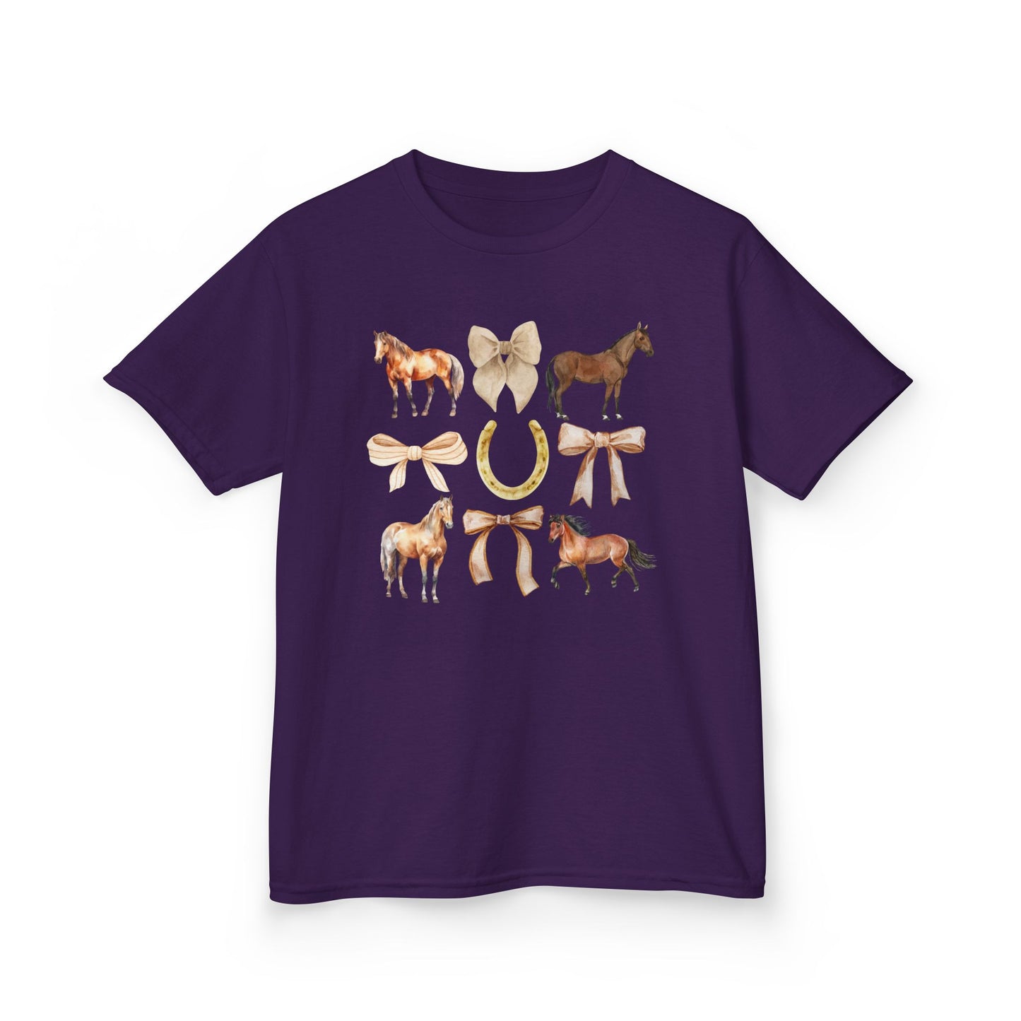 Youth Horse & Bow Coquette Tee