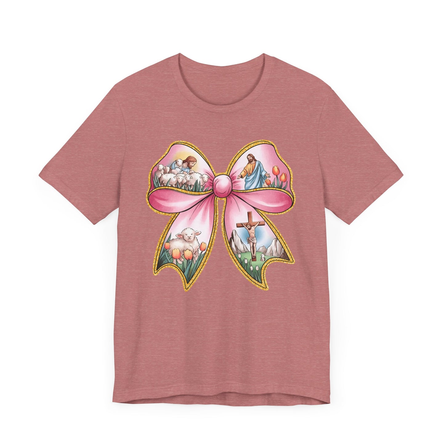 Easter Story Bow Adult Tee