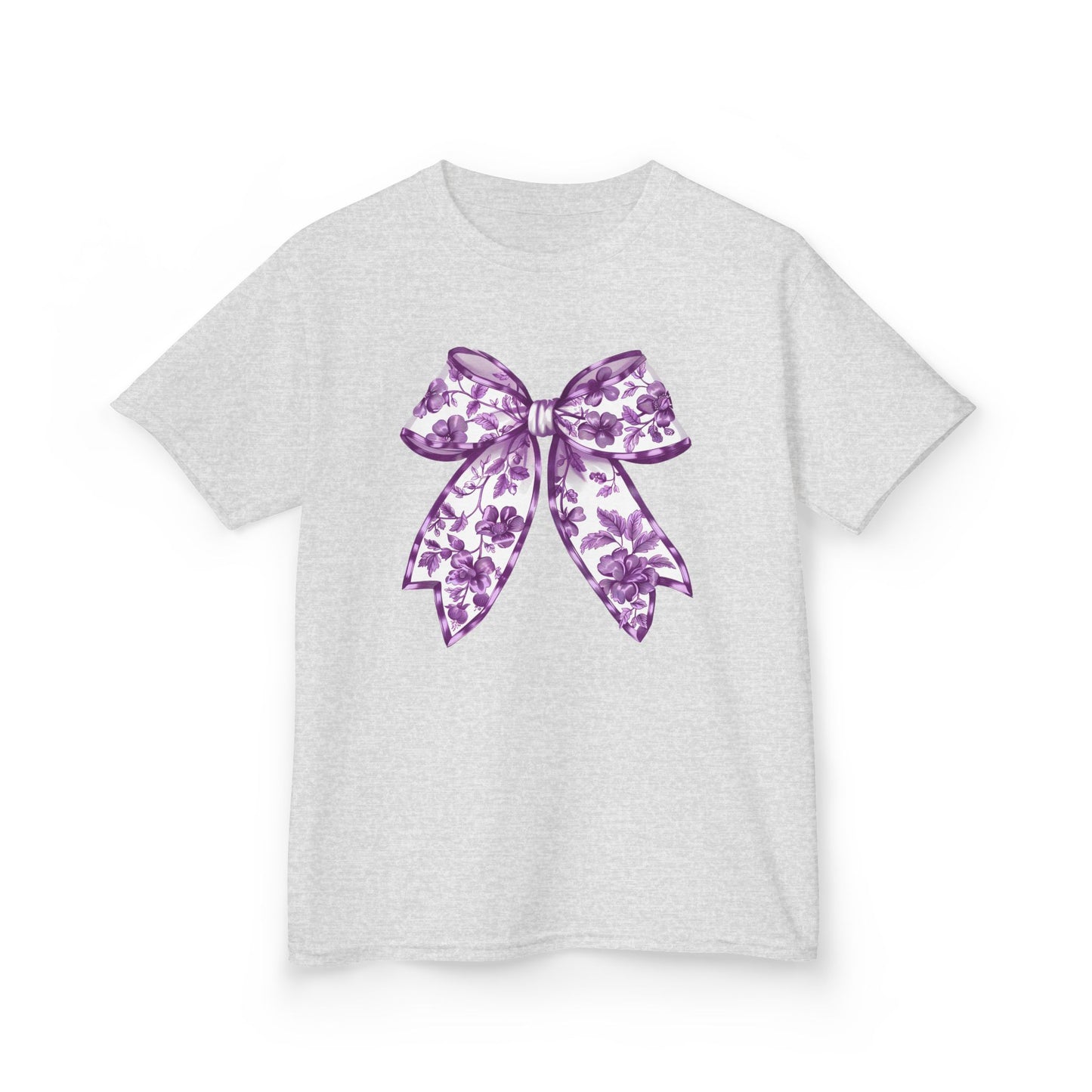 Purple Chinoiserie Bow Youth Tee