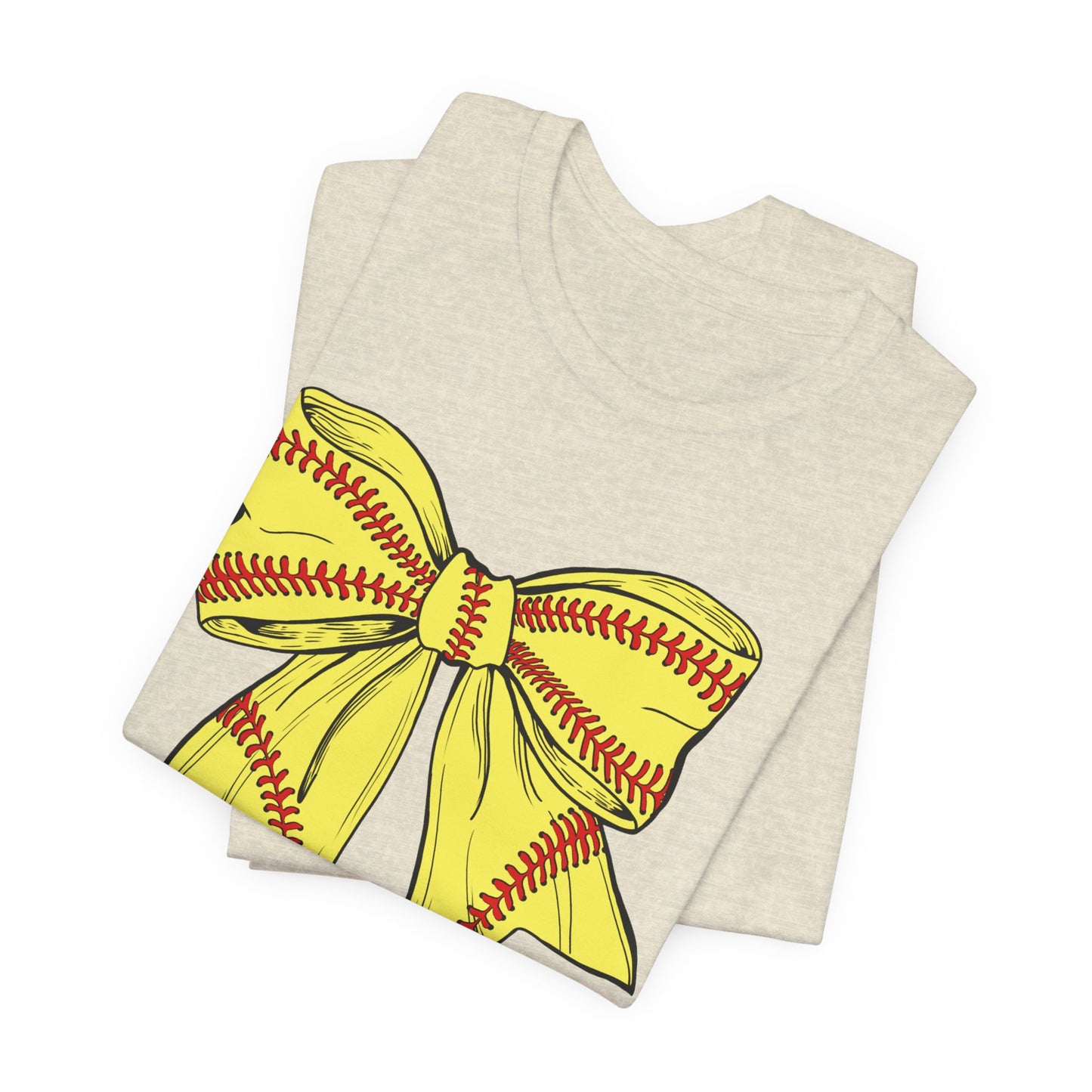Softball Bow Adult Tee
