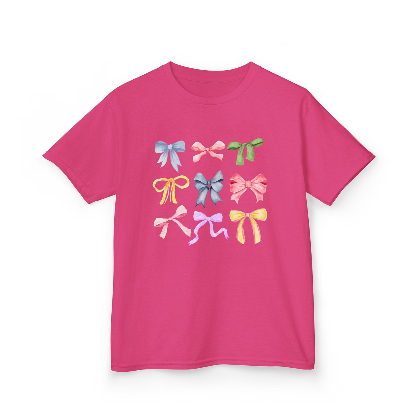 Youth Colorful Bow Coquette Tee