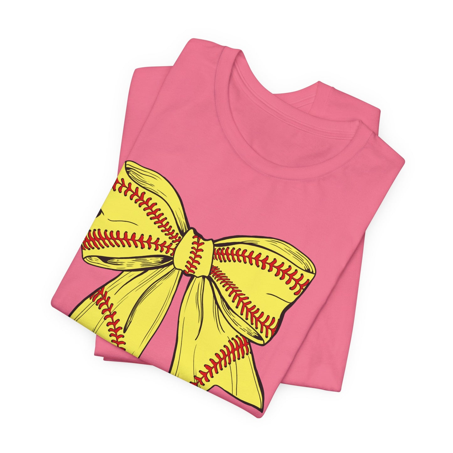 Softball Bow Adult Tee