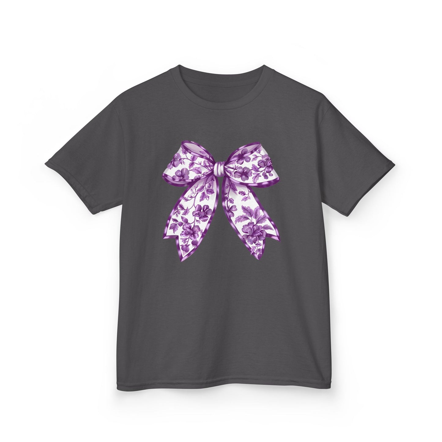Purple Chinoiserie Bow Youth Tee