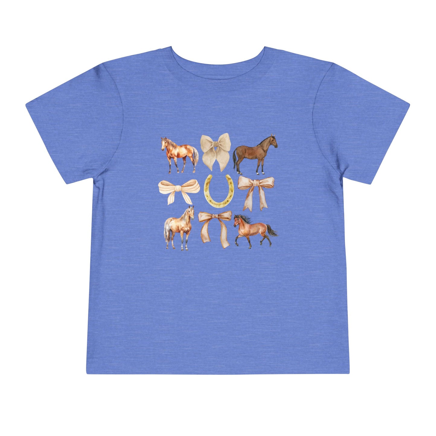 Toddler Horse & Bow Coquette Tee