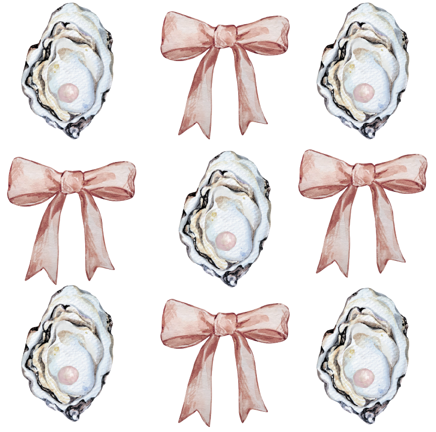 Oyster Bow Collage DTF Transfer