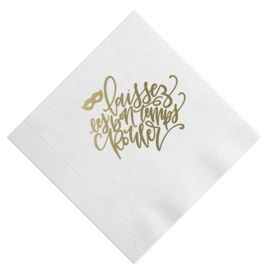 Laissez les bon temps Rouler Beverage Napkin