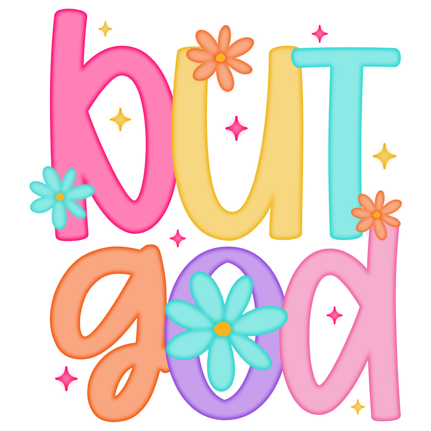But God DTF Transfer
