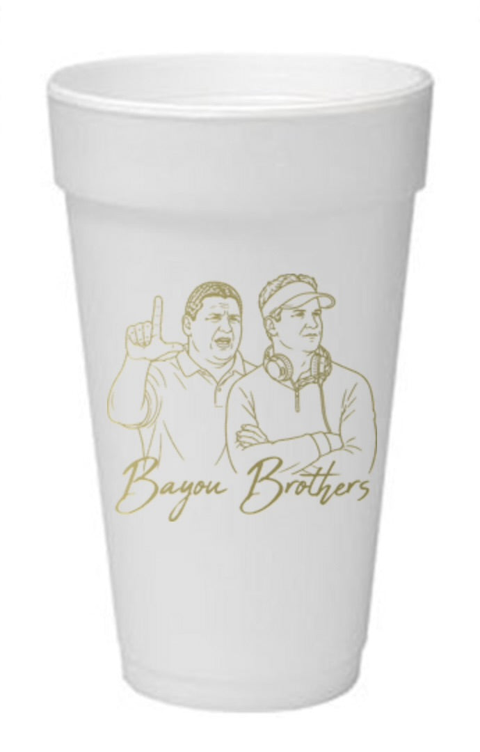 Bayou Brothers Styrofoam Cup