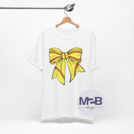 Softball Bow Coquette DTF Transfer
