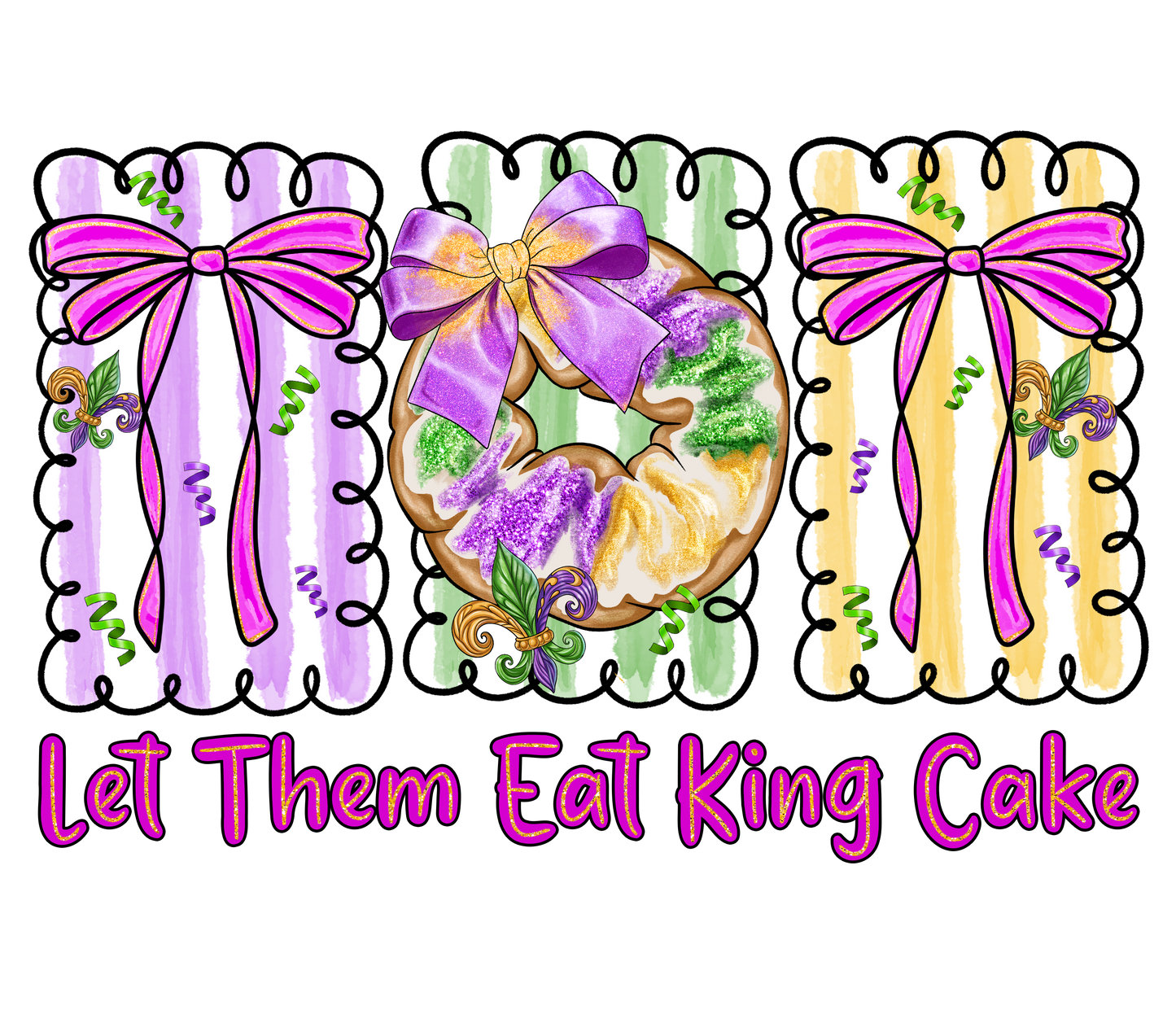 Let Them Eat Cake MG DTF Transfer
