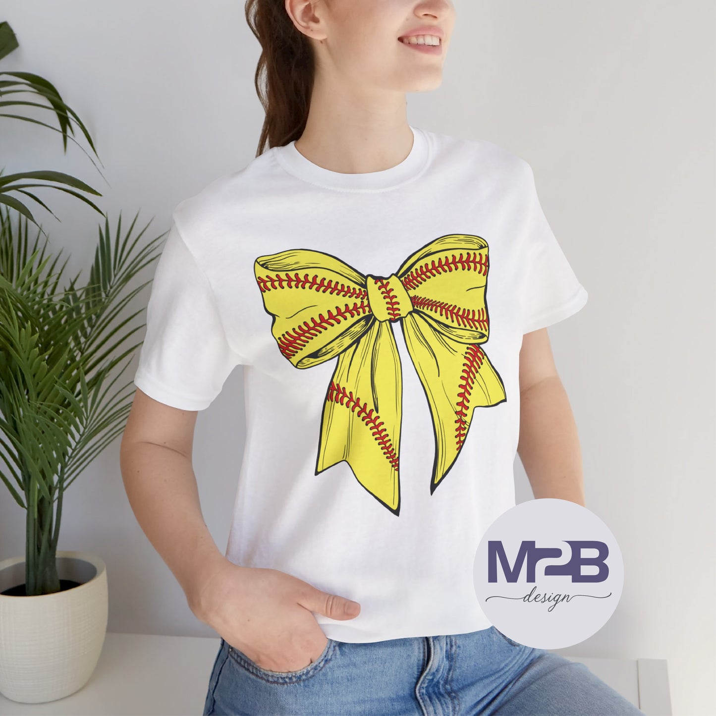 Softball Bow Coquette DTF Transfer