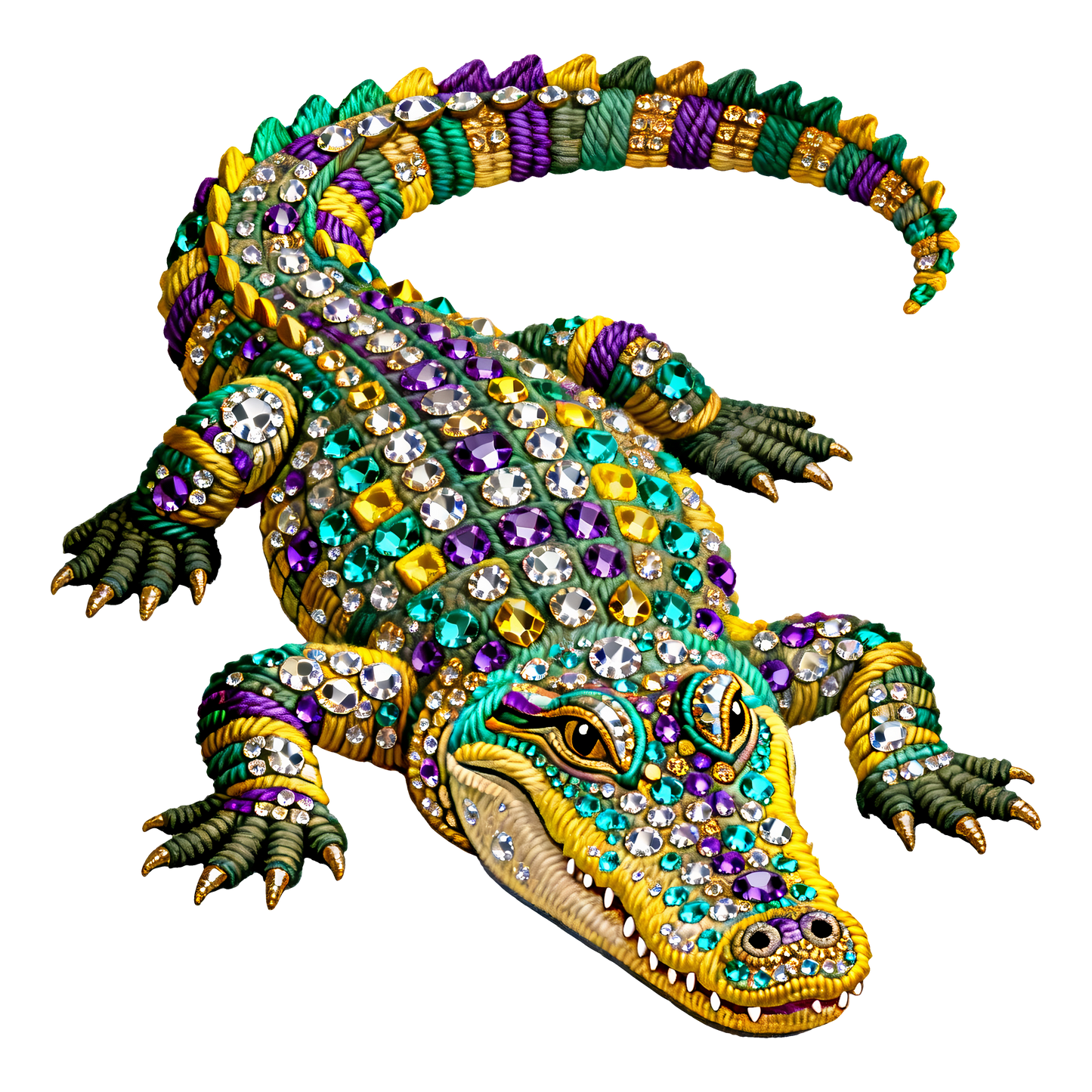MG Rhinestone Alligator DTF Transfer