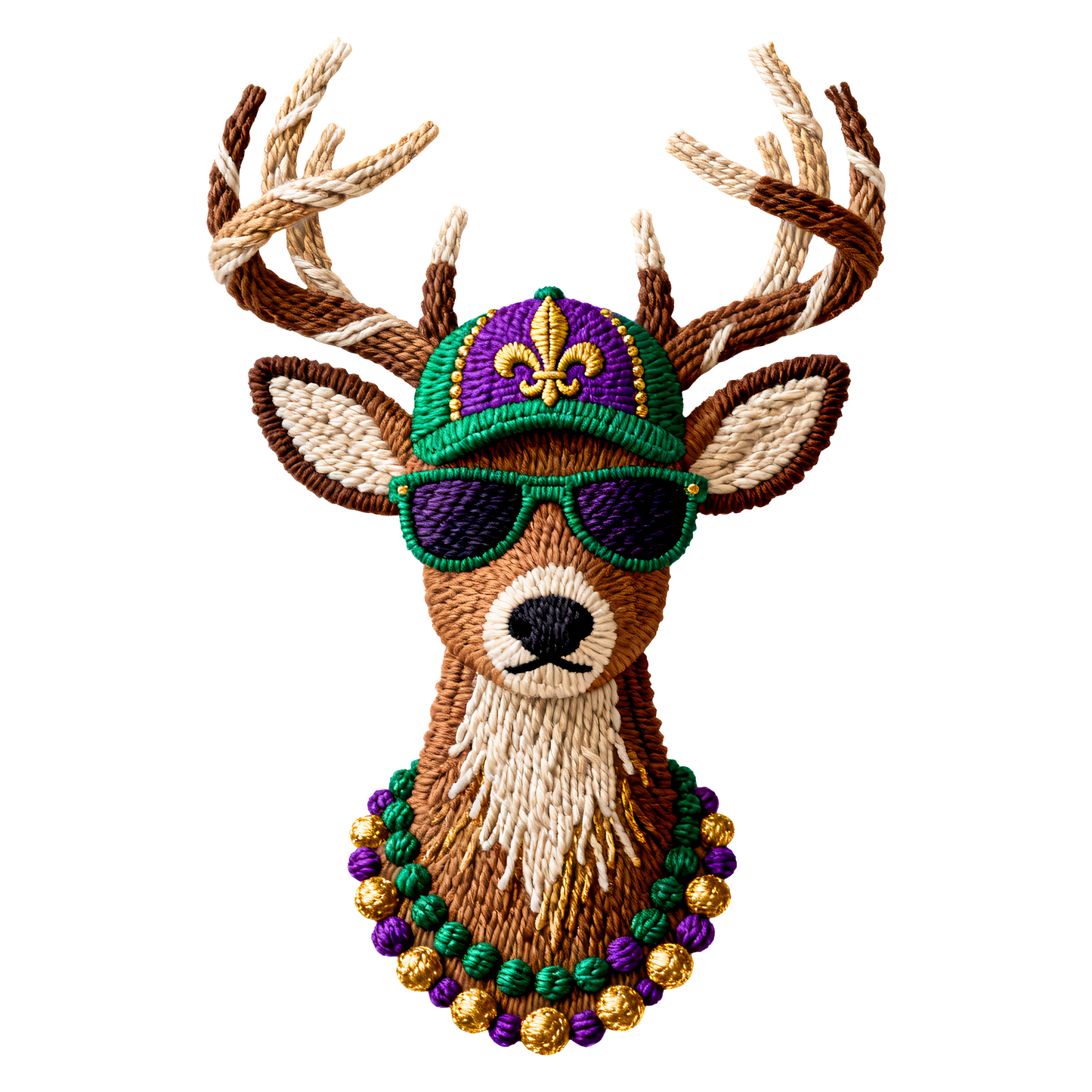 MG Yarn Reindeer DTF Transfer