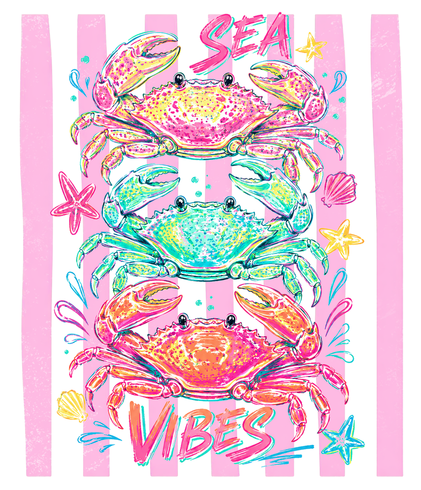 Preppy Sea Vibes DTF Transfer