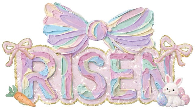 Risen Pastel Brushstroke DTF Transfer