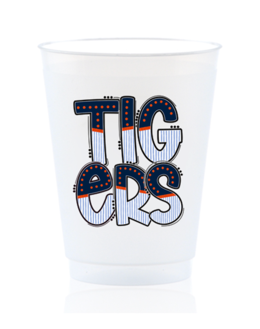 Tigers Gameday Doodle Shatterproof Cup