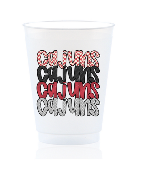 Cajuns Stacked Shatterproof Cup