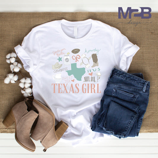 Texas Girl DTF Transfer