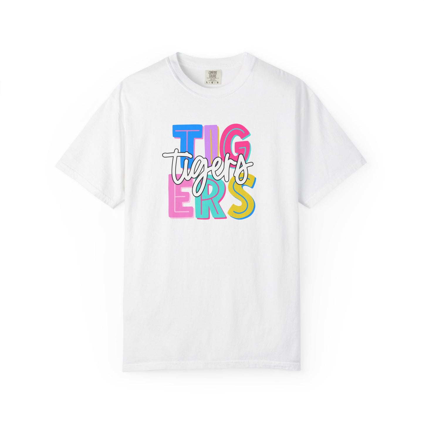 Neon Preppy Tigers DTF Transfer