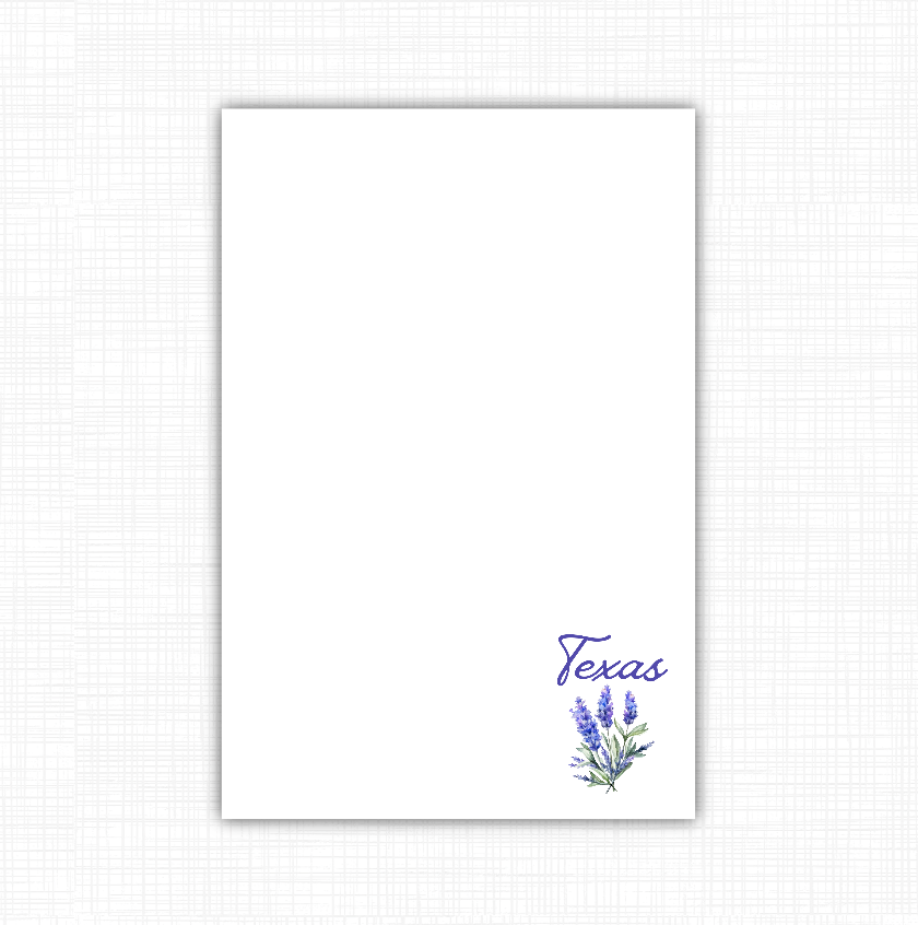 State Flower Notepad