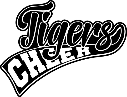 Tigers Cheer Swish DTF Transfer