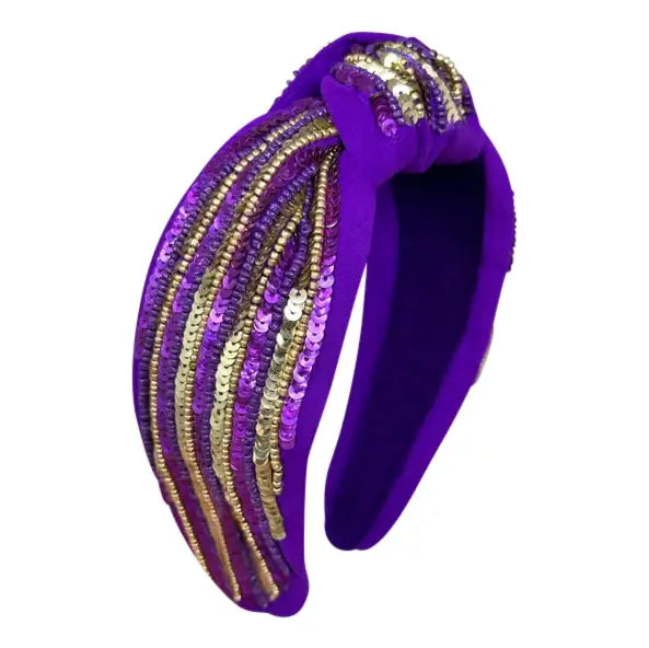 Sequin Stripe Headband