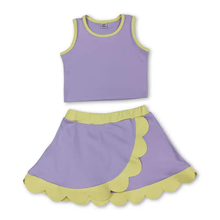 Girls Scallop Set