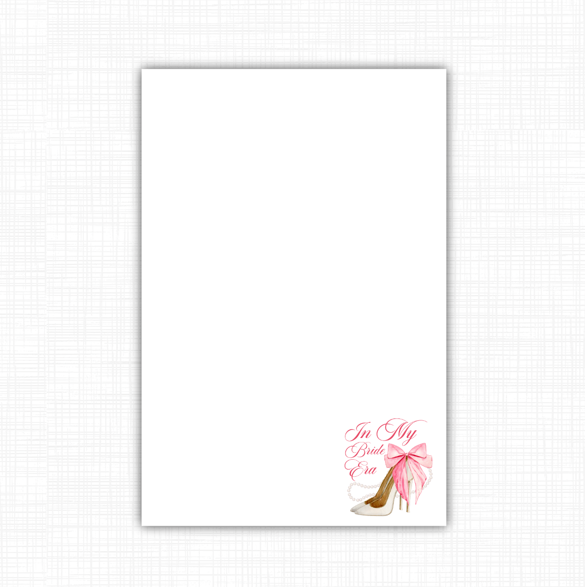 In My Bride Era Notepad