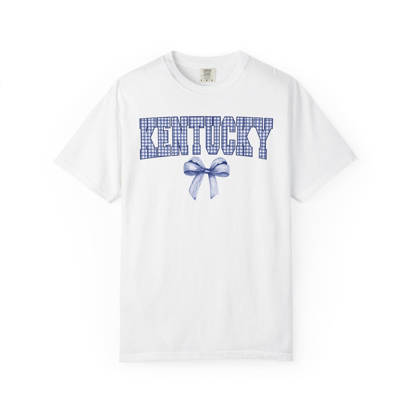 Kentucky Gingham Bow DTF Transfer