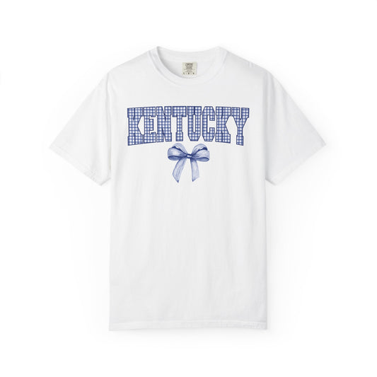 Kentucky Gingham Bow DTF Transfer