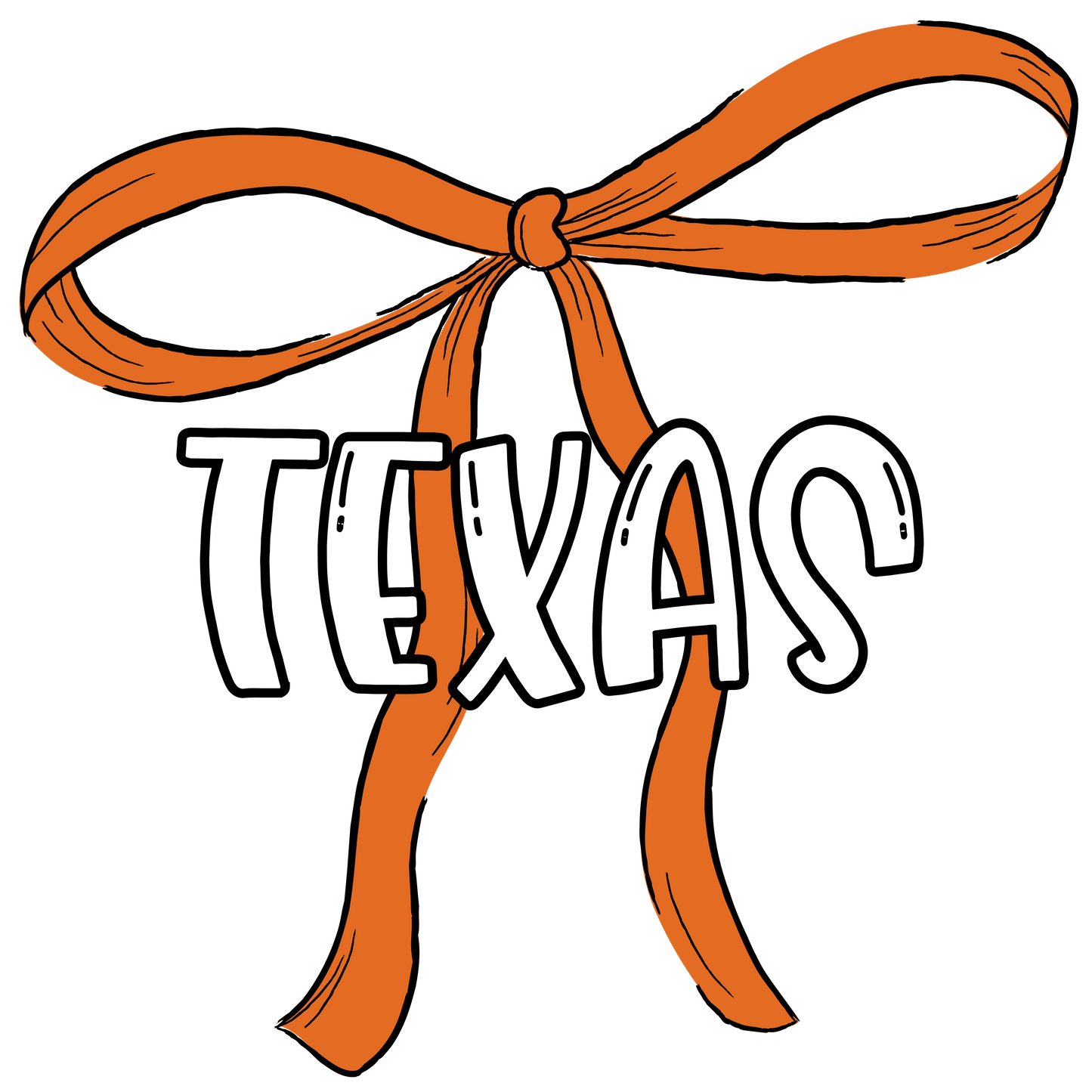 Texas Bow DTF Transfer