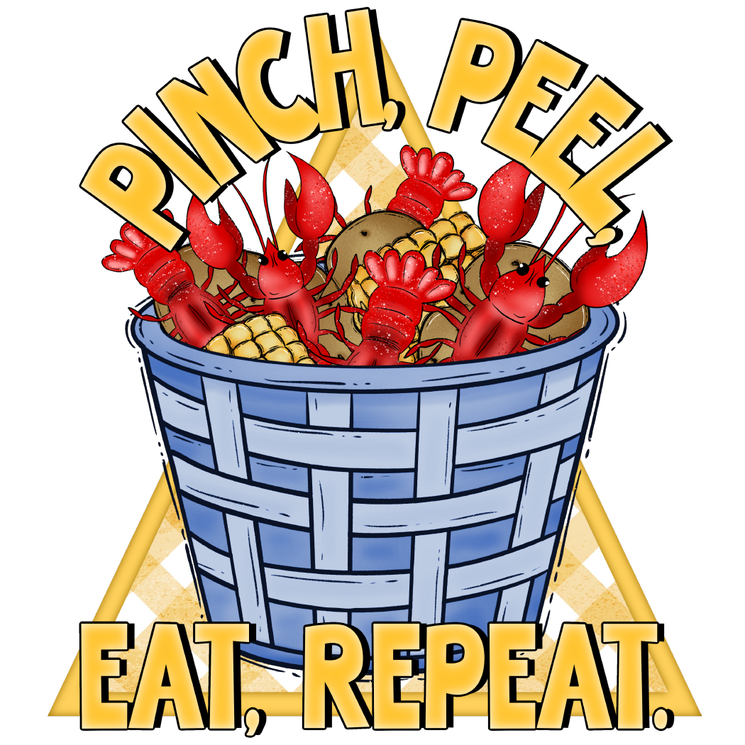 Pinch Peel Eat Repeat DTF