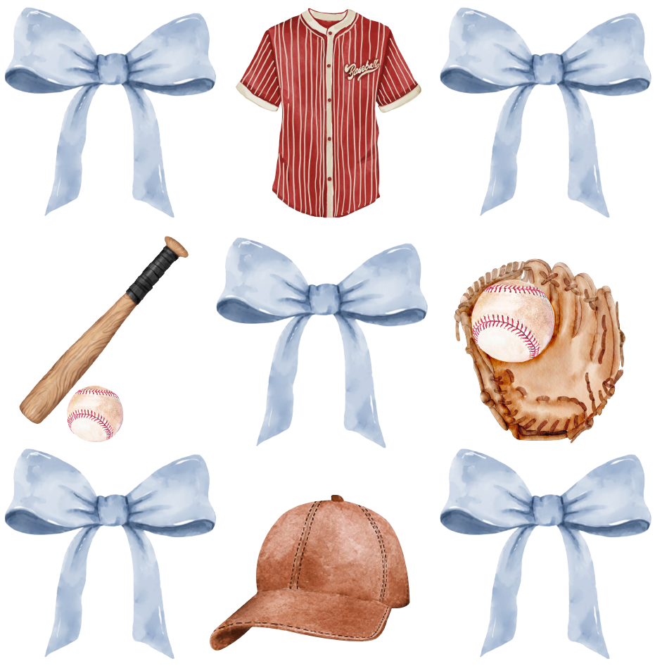 Baseball Coquette DTF Transfer
