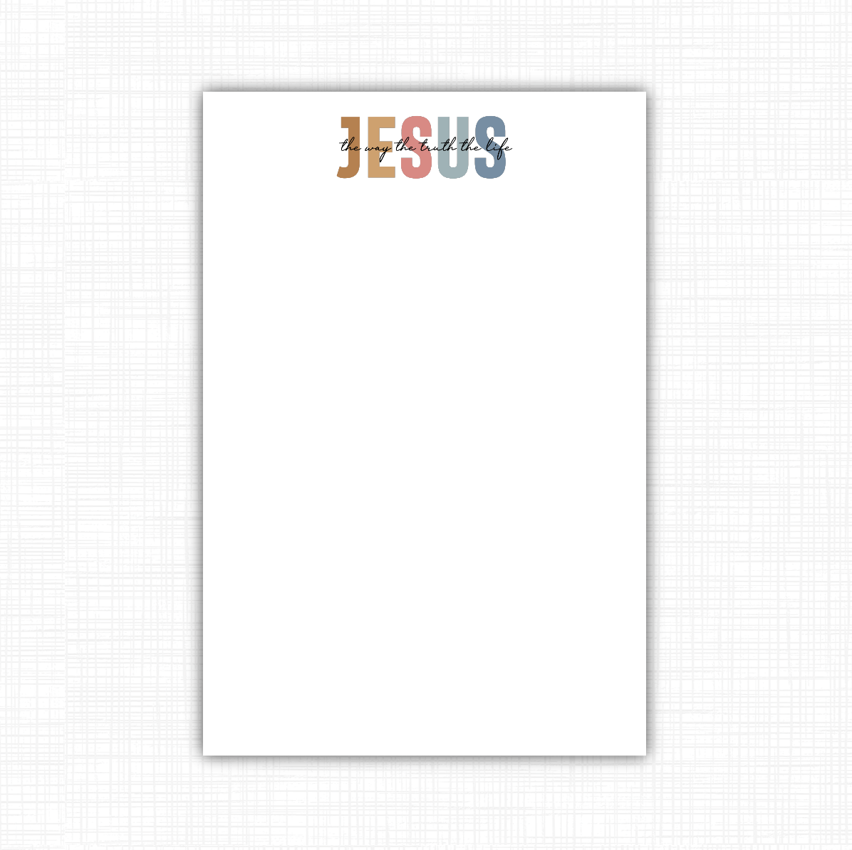 Jesus is the Way Notepad
