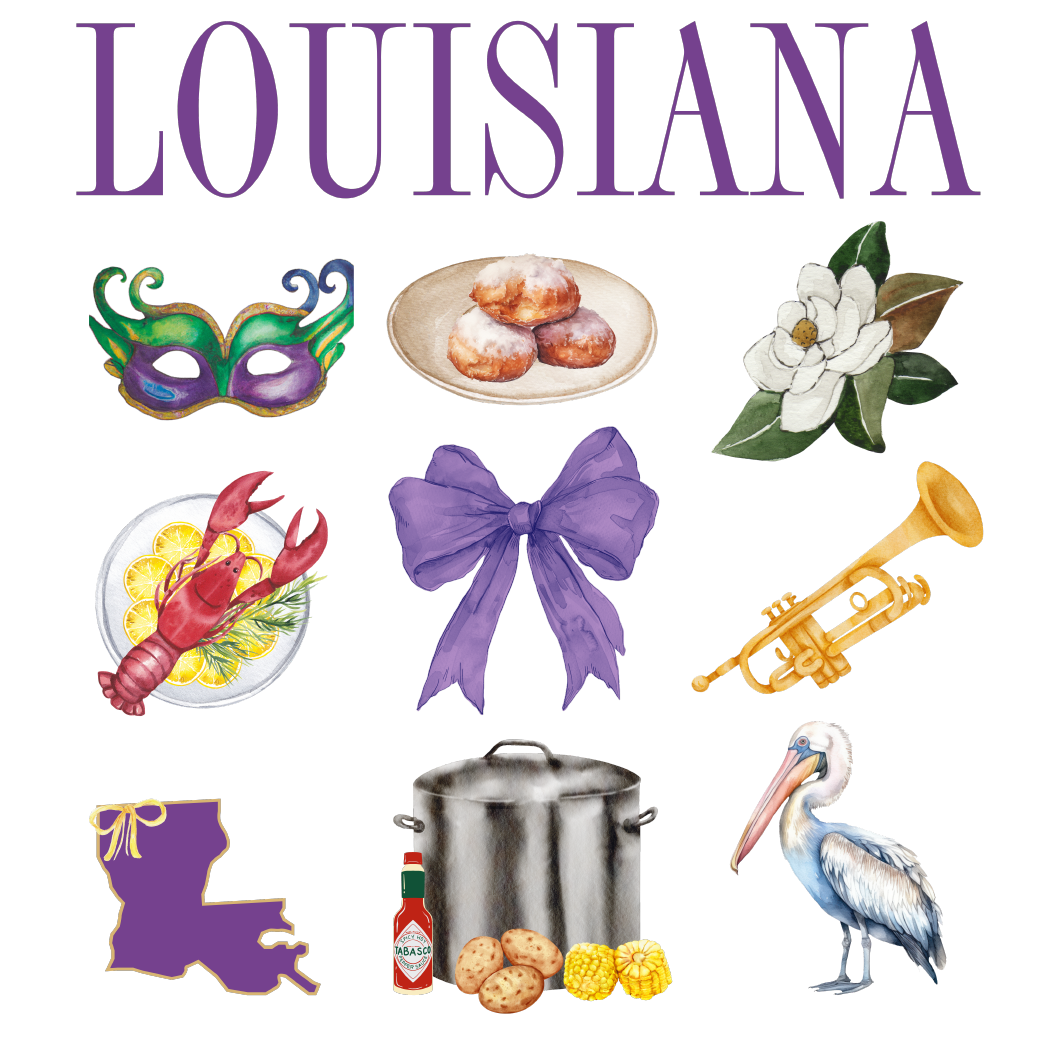 Louisiana Trendy Design DTF
