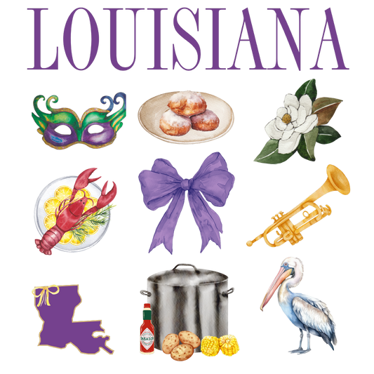 Louisiana Trendy Design DTF