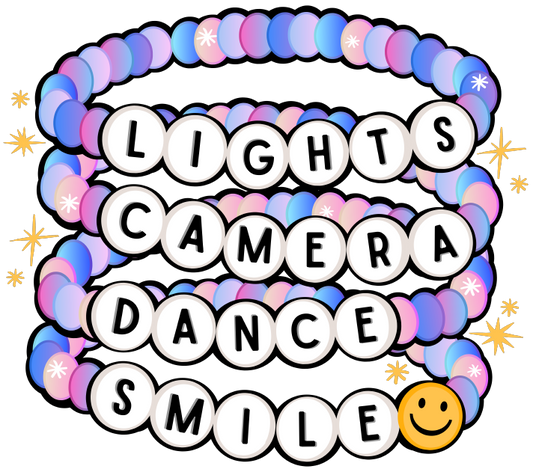 Lights Camera Dance DTF Transfer