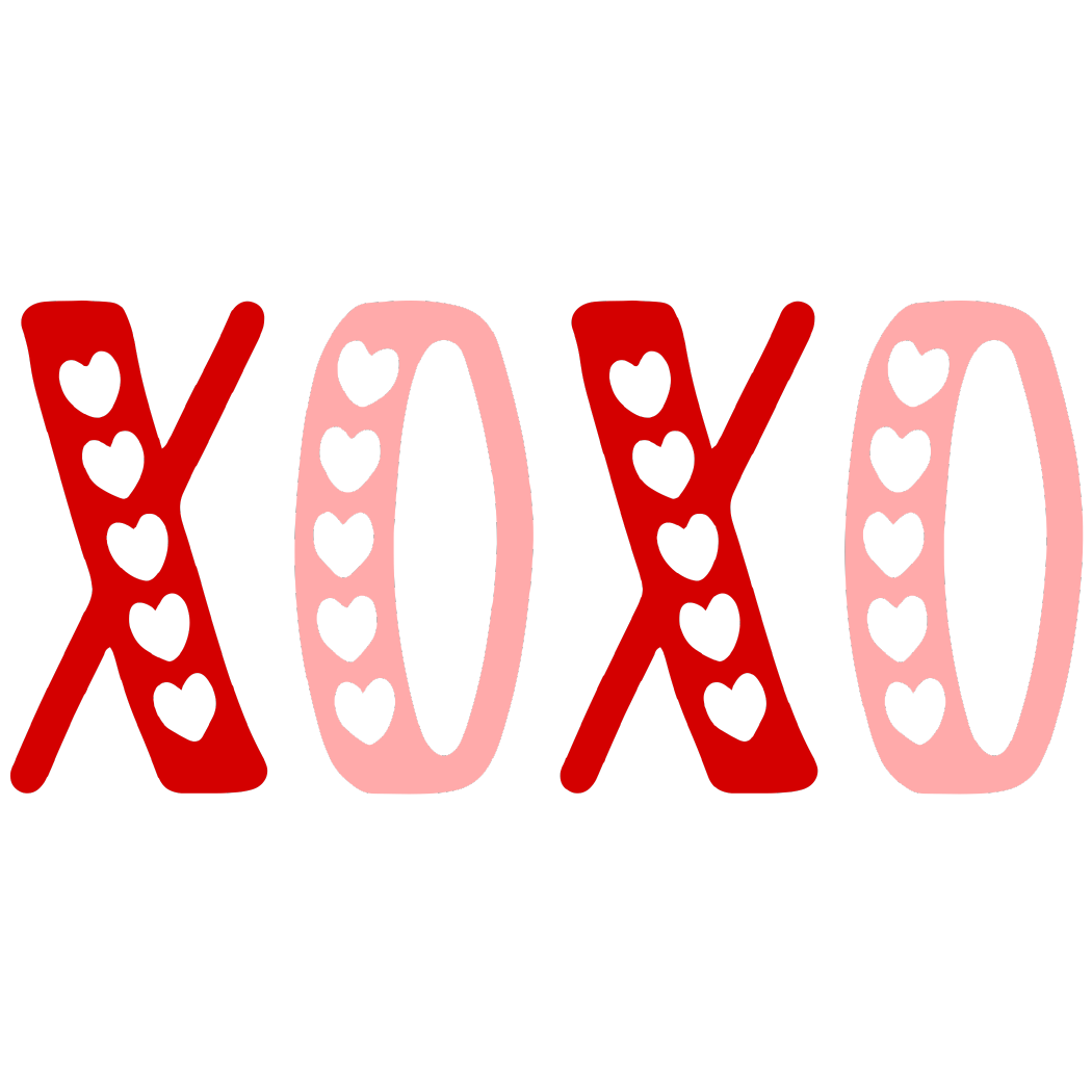 XOXO Hearts DTF