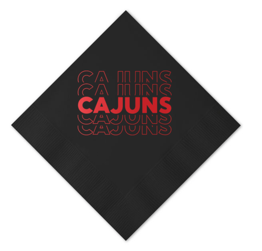 Cajuns Beverage Napkin