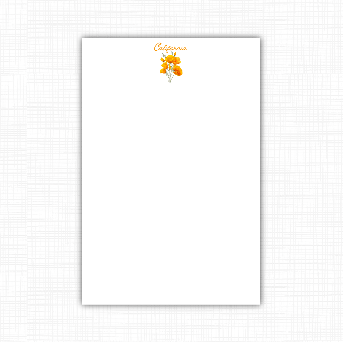 State Flower Notepad
