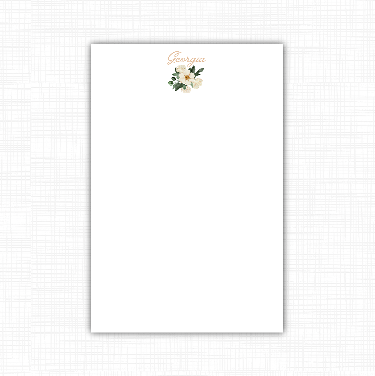 State Flower Notepad