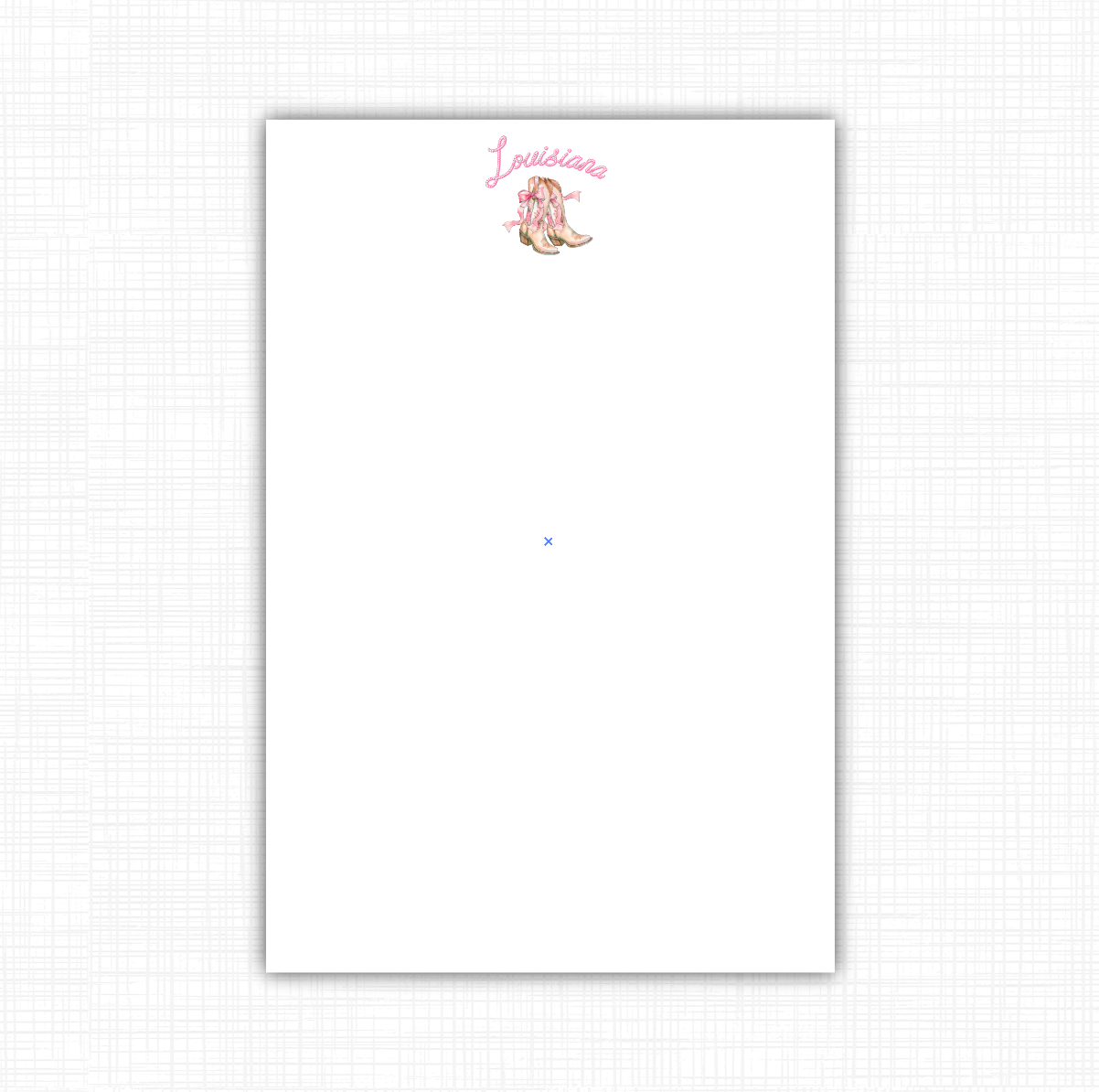 State Coquette Boots Notepad