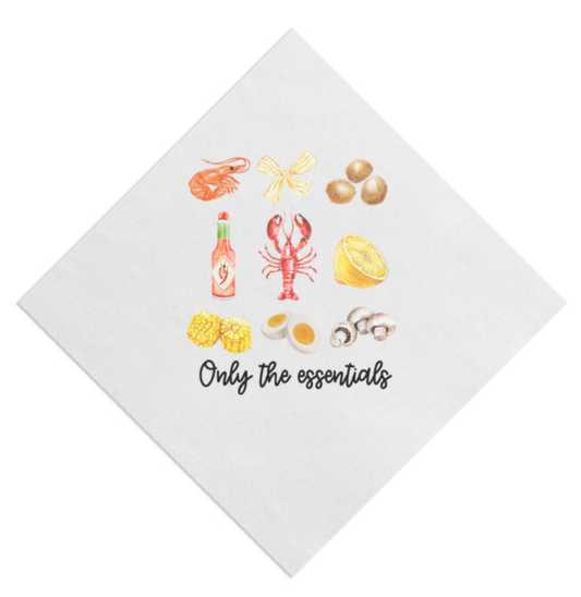 Only the Essentials Beverage Napkin
