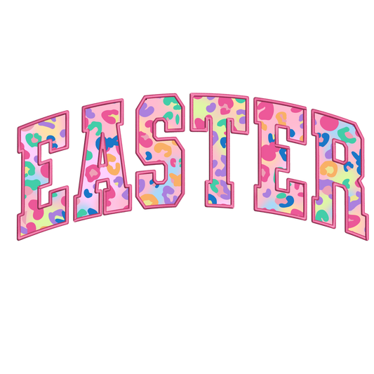 Easter Faux Embroider DTF Transfer
