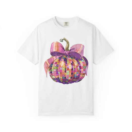 Disco Ball Pumpkin DTF Transfer