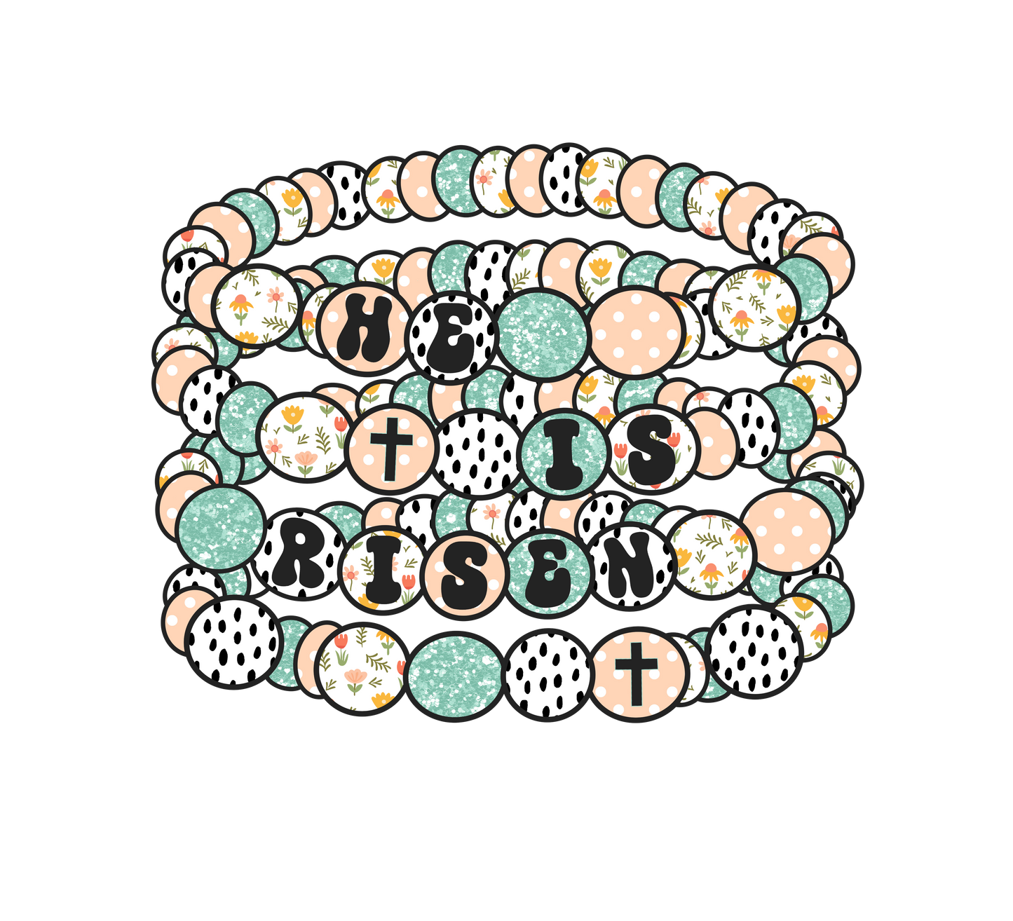 Easter Bracelet DTF Transfer
