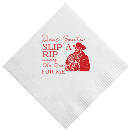 Slip a Rip Beverage Napkin
