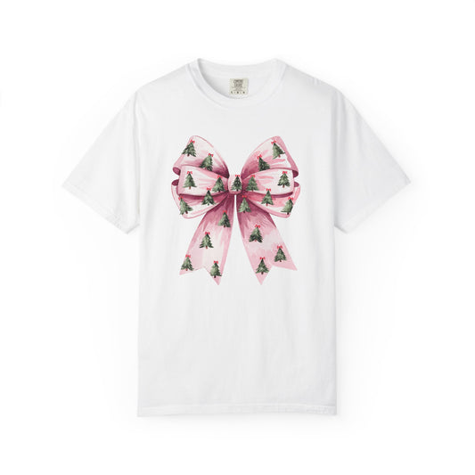 Christmas Coquette Trees Bow DTF Transfer