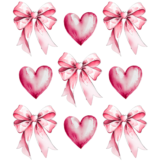 Heart Bow Coquette DTF