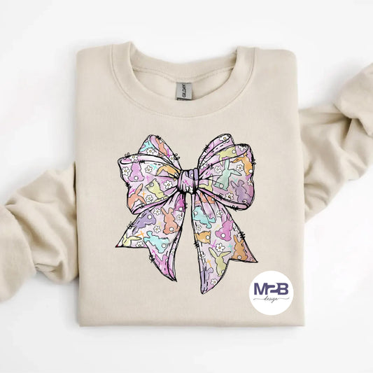 Peep Coquette Bow DTF Transfer